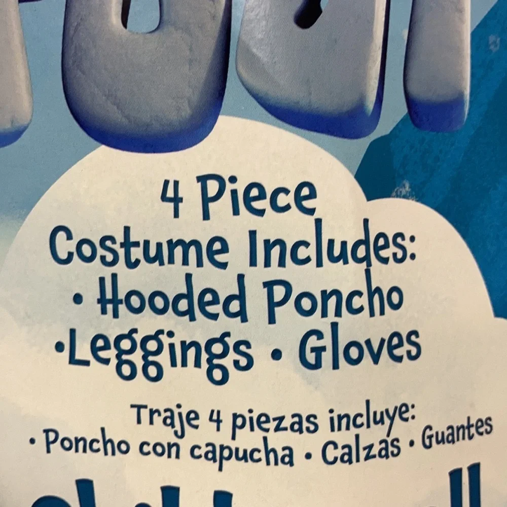 Small foot meeche size small Halloween dress up costume